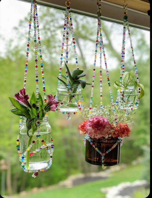 Beaded Plant Hanger